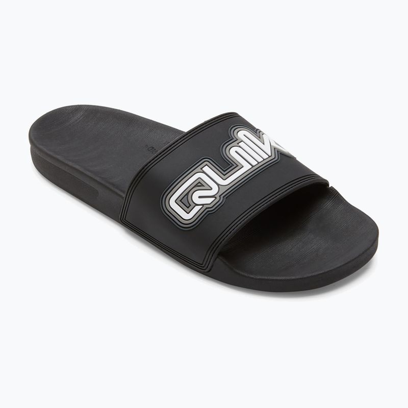 Quiksilver uomo Rivi Wordmark Slide II Ciabatte nero 1 9