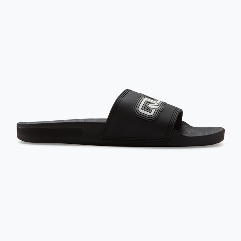 Quiksilver uomo Rivi Wordmark Slide II Ciabatte nero 1 10