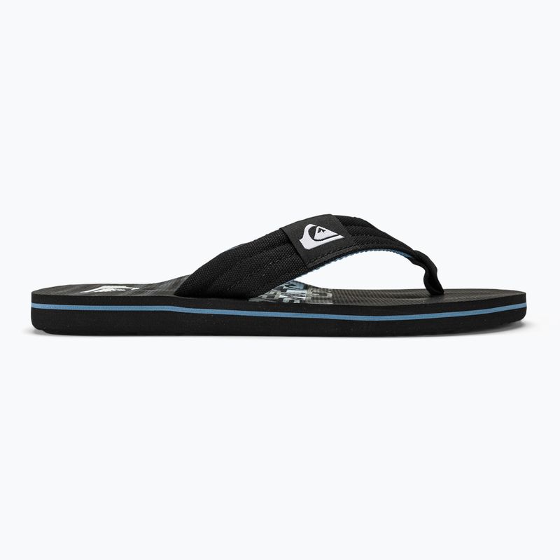 Quiksilver Molokai Layback II infradito da uomo nero3 2