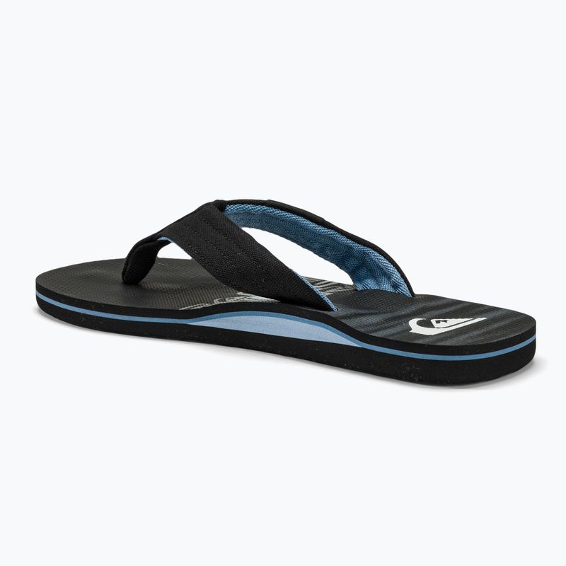 Quiksilver Molokai Layback II infradito da uomo nero3 3