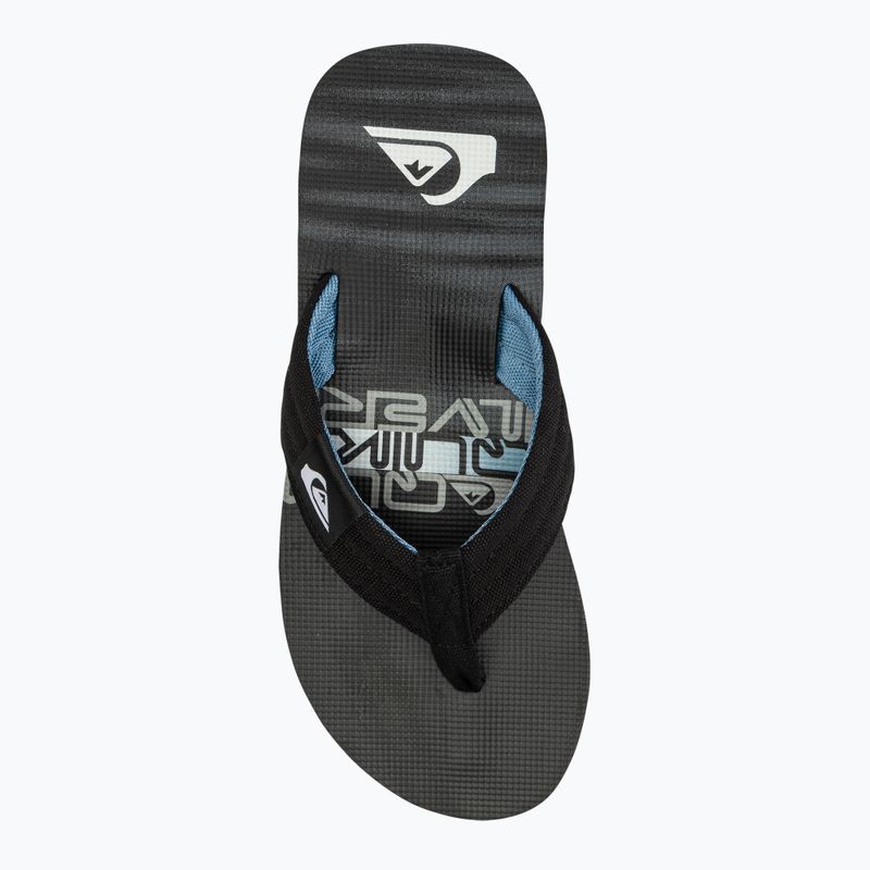 Quiksilver Molokai Layback II infradito da uomo nero3 5
