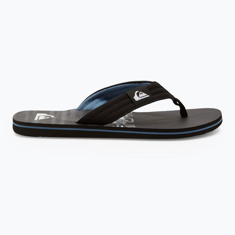 Quiksilver Molokai Layback II infradito da uomo nero3 9
