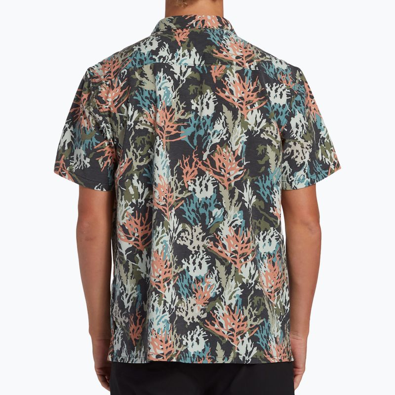Camicia Billabong Coral Garden Surftrek Woven da uomo multicolore 3