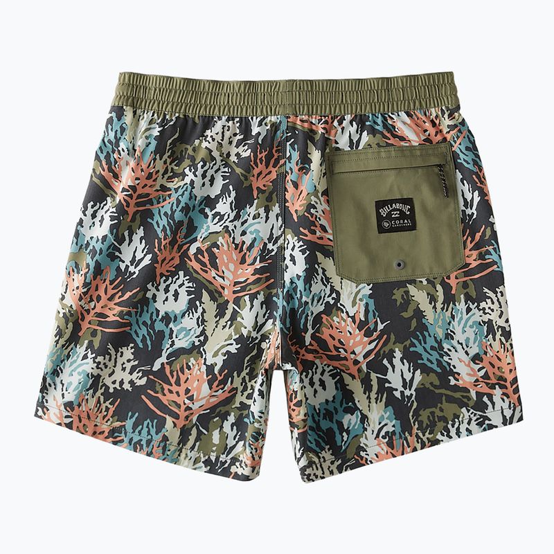 Pantaloncini da bagno Billabong Coral Garden Layback uomo multicolore 2