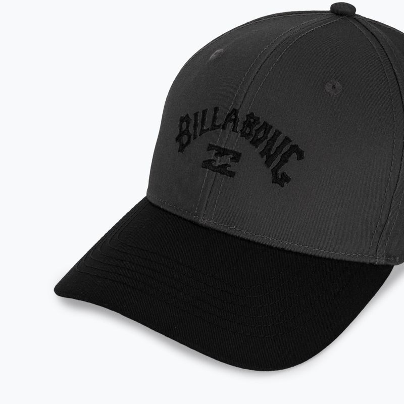 Cappello con visiera da uomo Billabong Arch Snapback charcoal 3