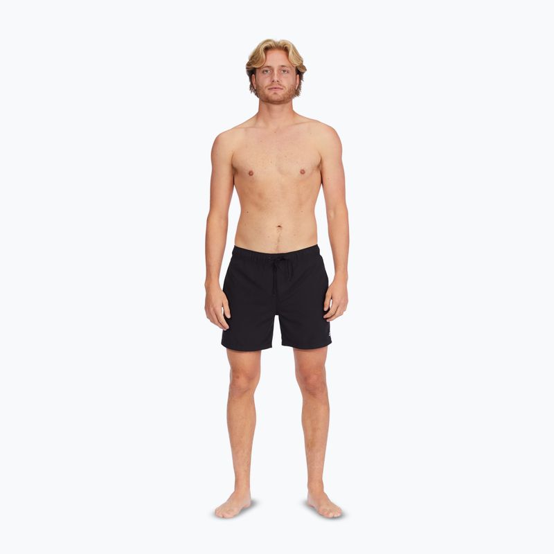 Pantaloncini da bagno da uomo Billabong All Day Layback black 2