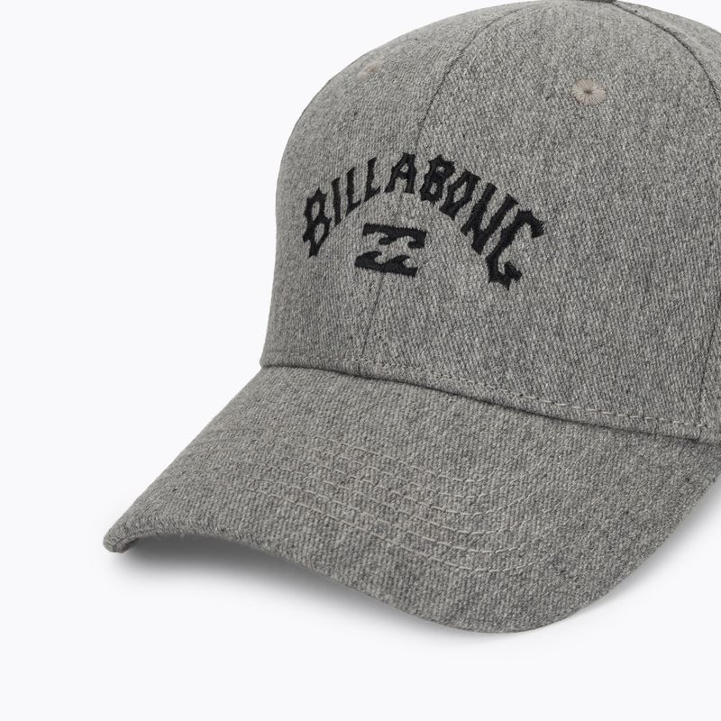 Berretto con visiera da uomo Billabong Arch Snapback grey heather 3