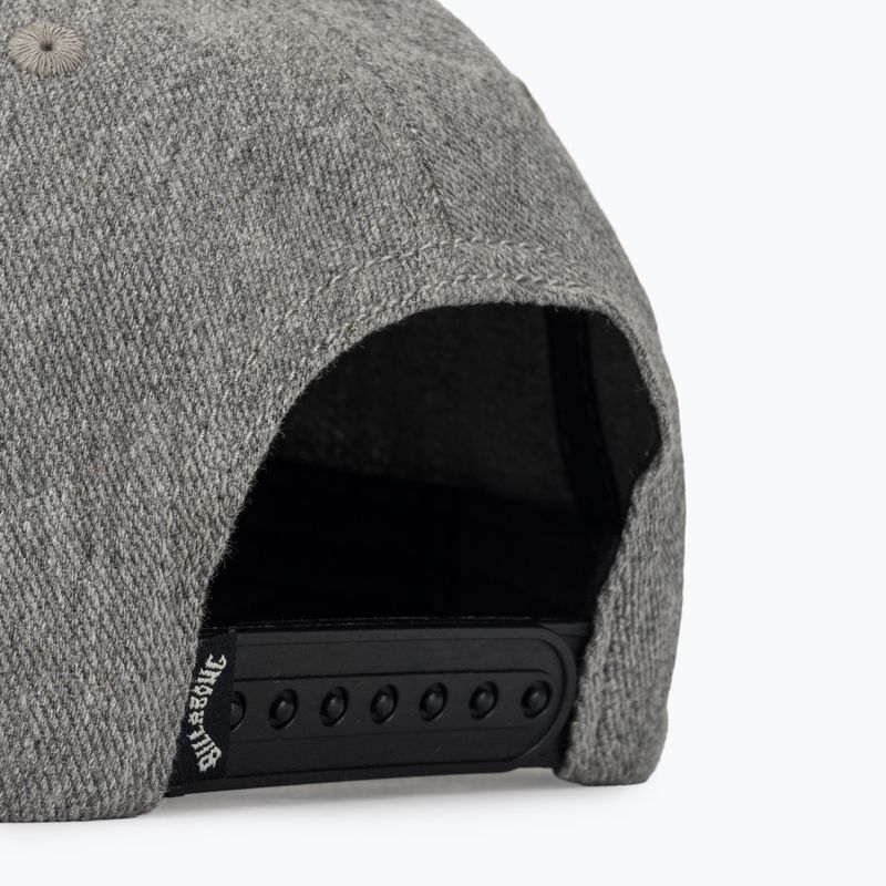 Berretto con visiera da uomo Billabong Arch Snapback grey heather 4
