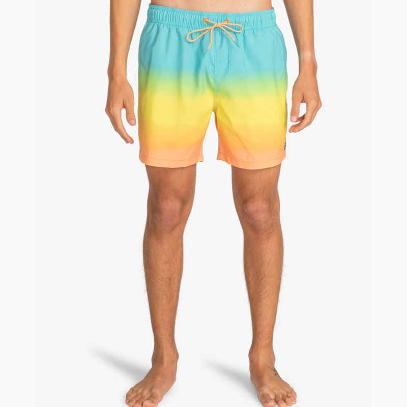 Pantaloncini da bagno Billabong All Day Fade Layback papaya da uomo 3