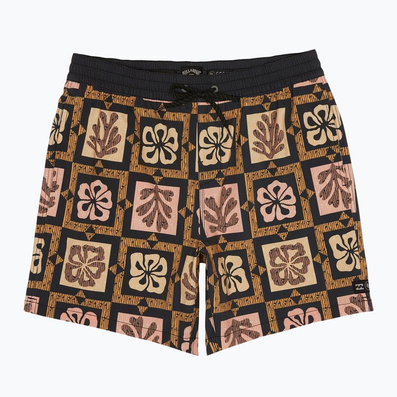 Pantaloncini da bagno Billabong Tiki Reef Layback Sunset da uomo