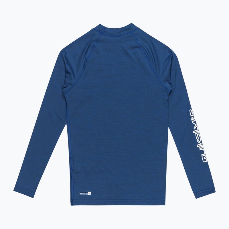 Quiksilver Everyday UPF50 blu monaco heather manica lunga da bagno per bambini 2