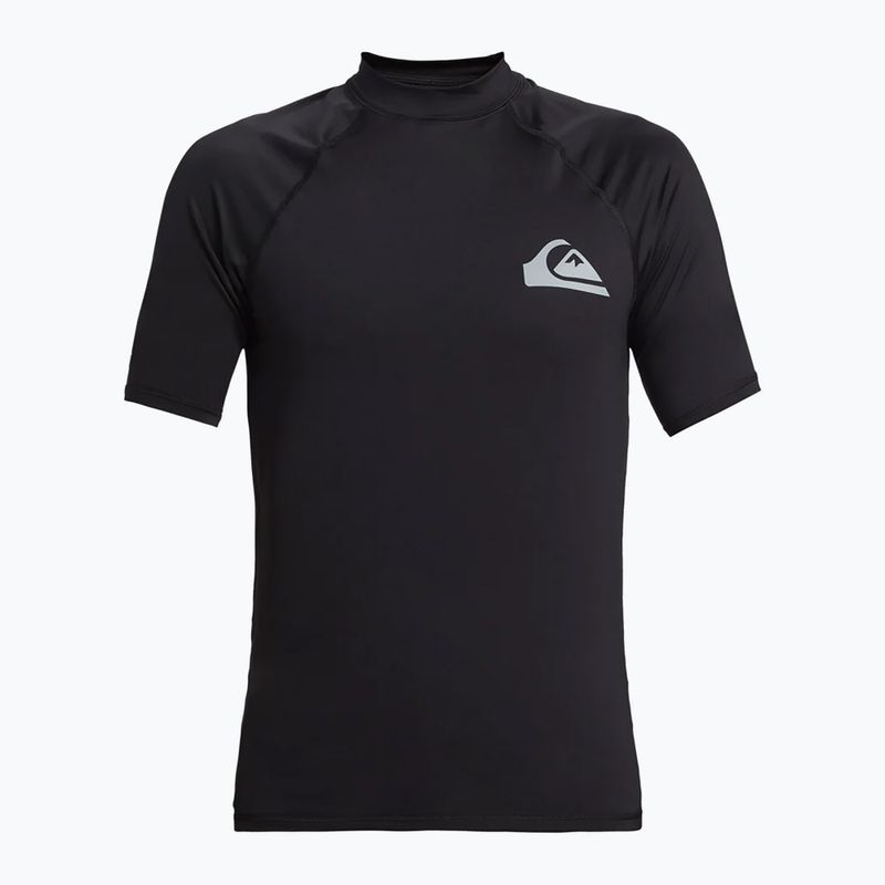 Camicia da bagno Quiksilver Everyday UPF50 nera da uomo 5