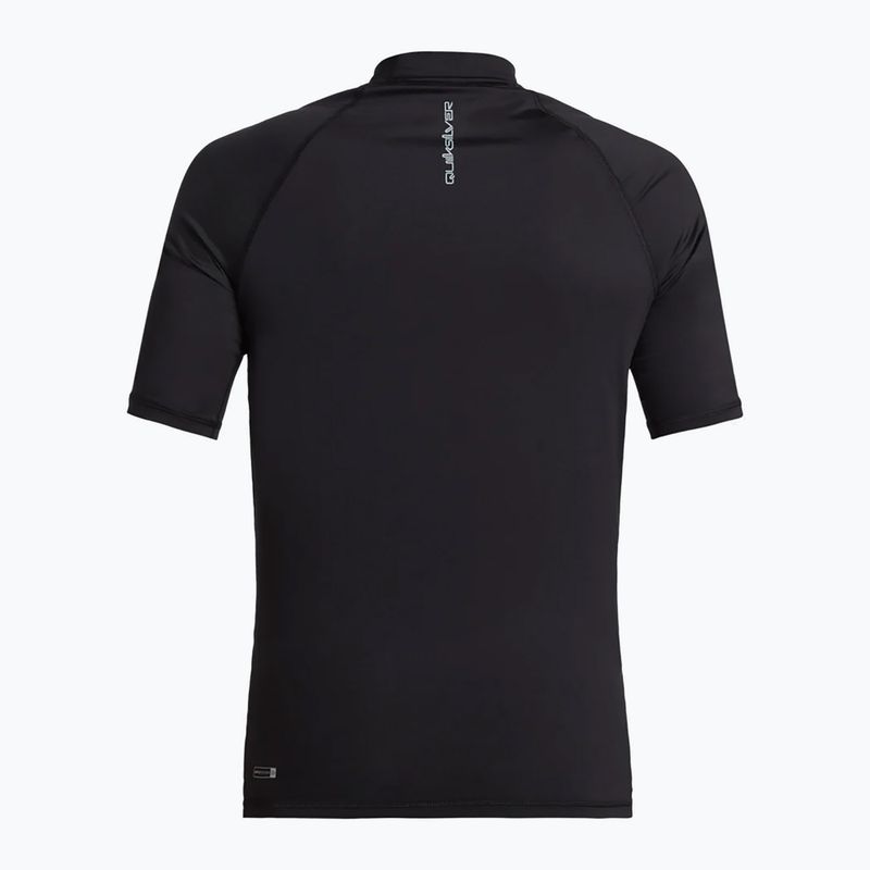 Camicia da bagno Quiksilver Everyday UPF50 nera da uomo 6