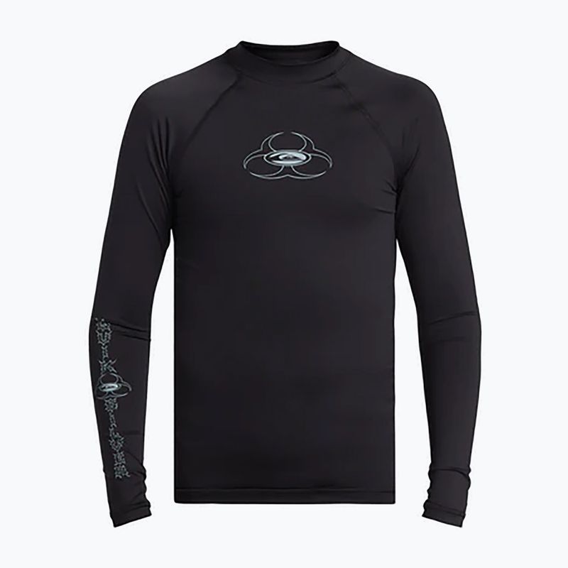 Quiksilver Saturn UPF50 nero manica lunga nuoto junior 5