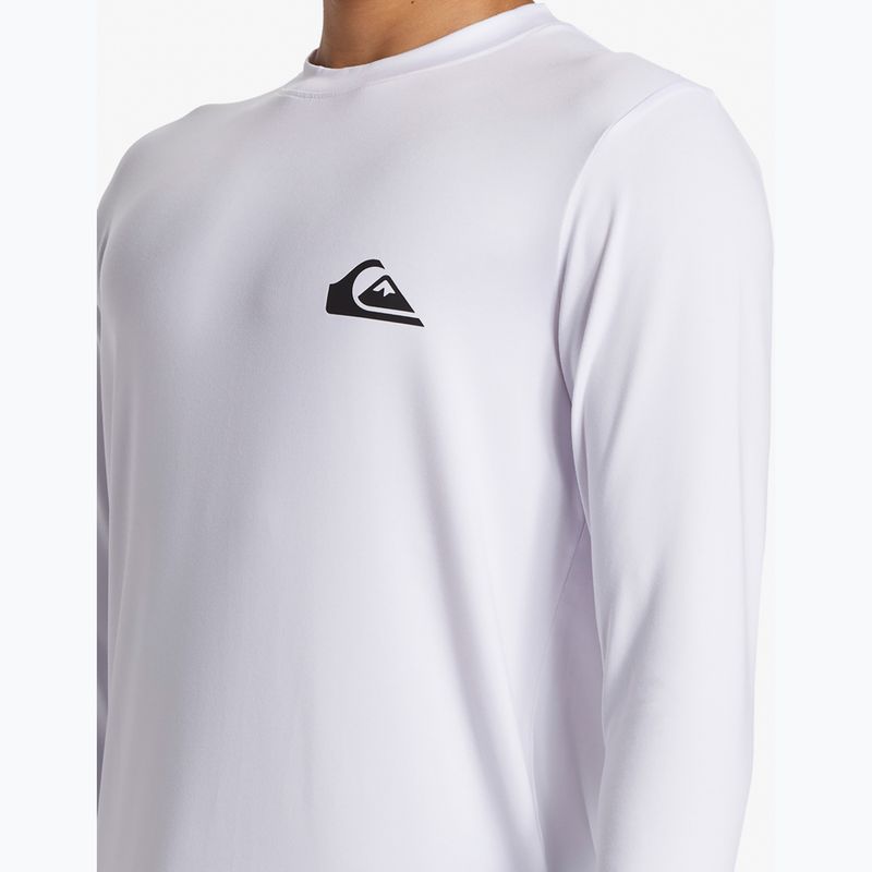 Quiksilver Everyday Surf Tee Uomo bianco/bianco a maniche lunghe 4