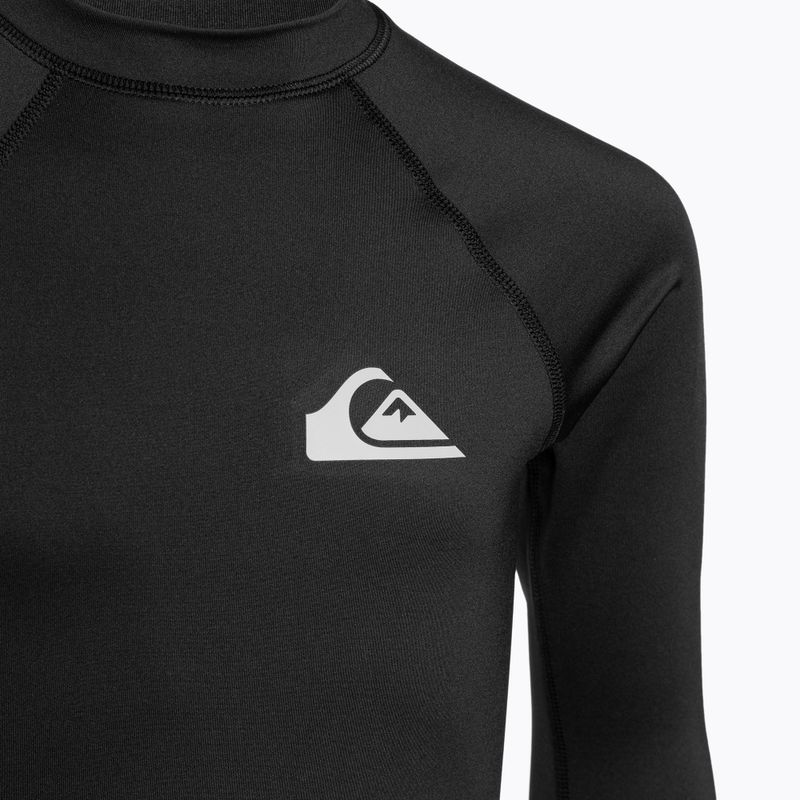 Quiksilver Everyday UPF50 nero, manica lunga da nuoto per bambini 3