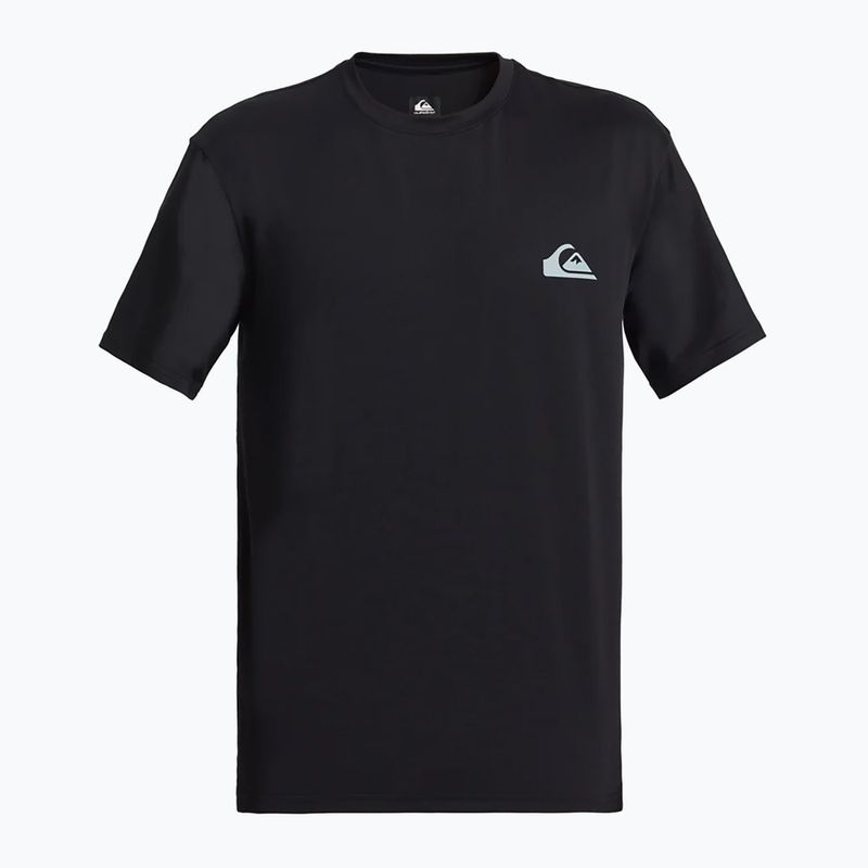 Quiksilver Everyday Surf Tee - camicia da bagno nera da uomo 5