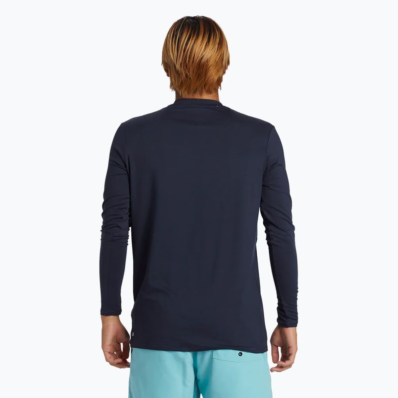 Quiksilver Everyday Surf Tee da uomo a maniche lunghe per il nuoto, blu scuro 3