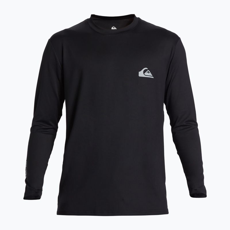 Quiksilver Everyday Surf Tee uomo manica lunga nuoto nero 4