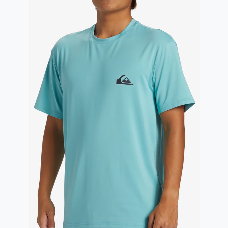 Camicia da bagno Quiksilver Everyday Surf Tee blu marino da uomo 4