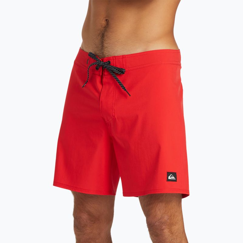 Pantaloncini da bagno Quiksilver Surfsilk Kaimana 16 ad alto rischio rosso da uomo 6