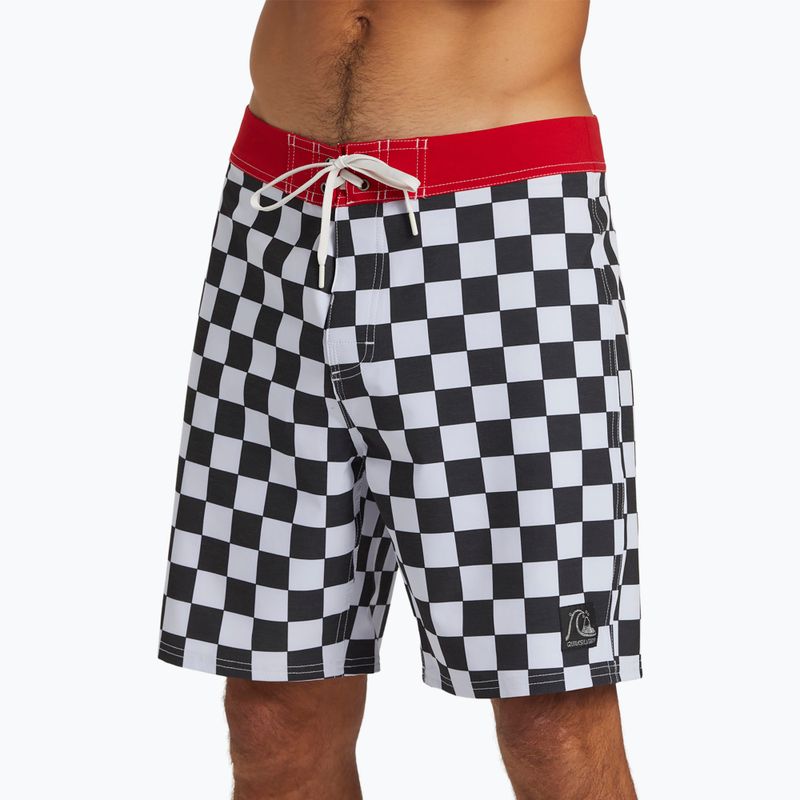 Pantaloncini da bagno Quiksilver Original Straight Leg 18 da uomo, nero 6