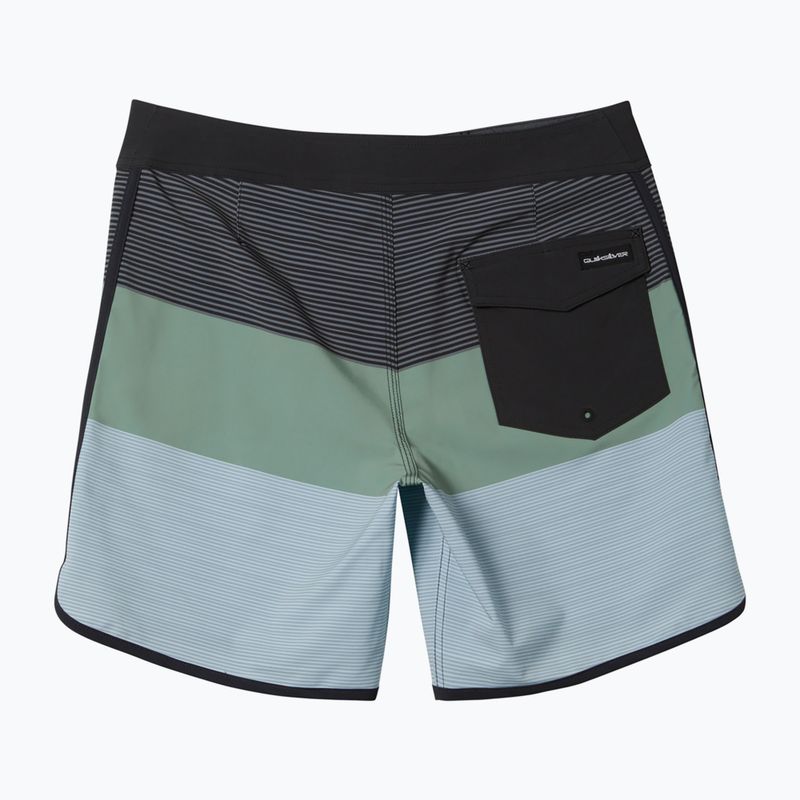 Pantaloncini da bagno Quiksilver Surfsil Tijuana 18 da uomo, nero 2