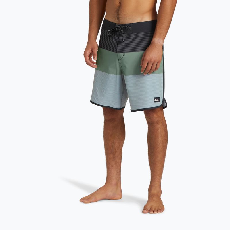 Pantaloncini da bagno Quiksilver Surfsil Tijuana 18 da uomo, nero 6