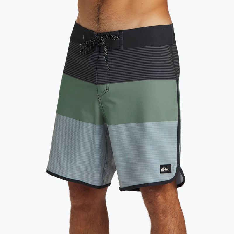 Pantaloncini da bagno Quiksilver Surfsil Tijuana 18 da uomo, nero 7