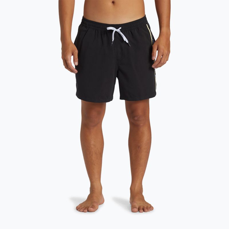 Pantaloncini da bagno Quiksilver Everyday Vert Volley 16 da uomo, nero 3