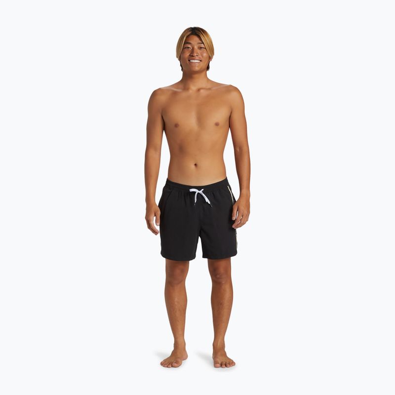 Pantaloncini da bagno Quiksilver Everyday Vert Volley 16 da uomo, nero 4