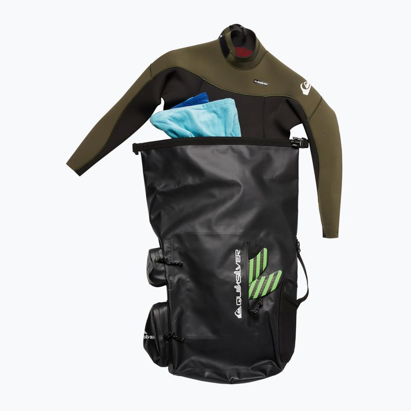 Zaino impermeabile Quiksilver Evening Sesh 35 l nero/nero 6