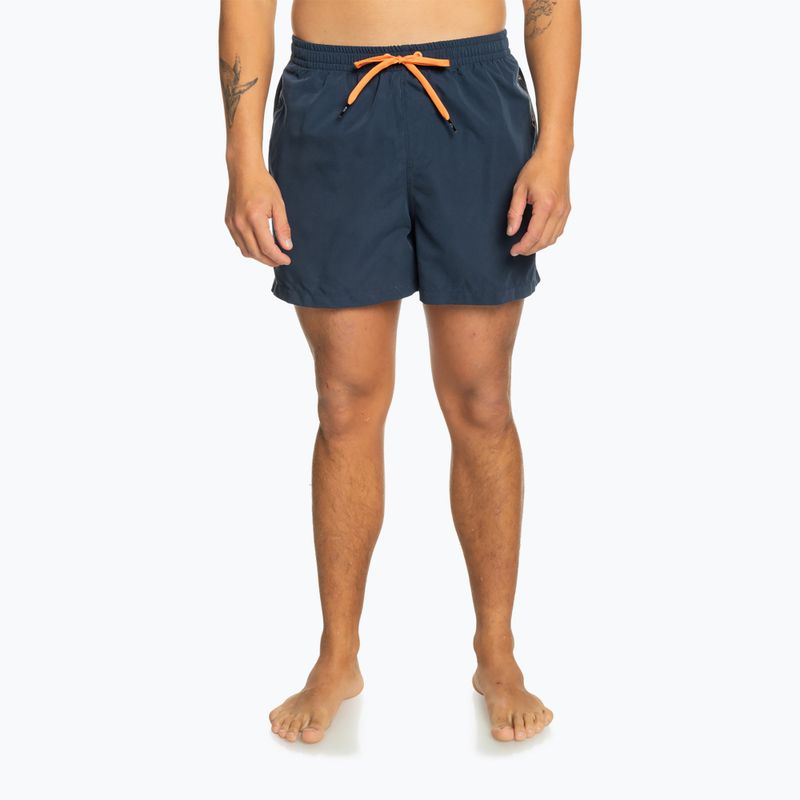 Pantaloncini da bagno Quiksilver Behind Waves navy da uomo con blazer 3