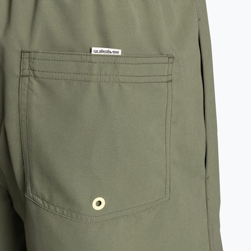 Pantaloncini da bagno Quiksilver Behind Waves four leaf clover da uomo 4