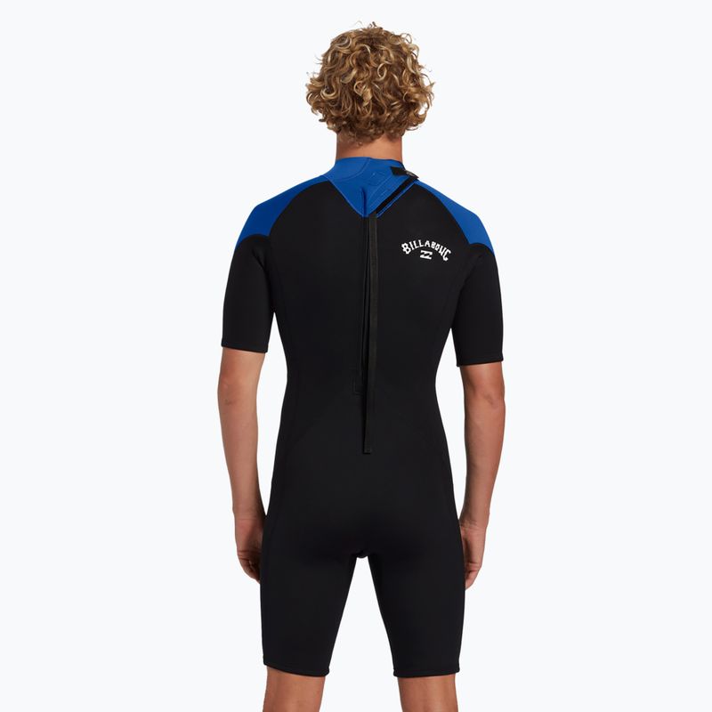 Billabong 2/2 mm Foil FL Spring da uomo, schiuma da nuoto blu medio 4