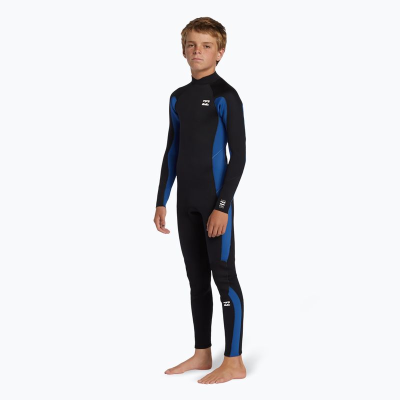 Schiuma da nuoto Billabong per bambini 3/2 mm Foil BZ FL blu medio 3