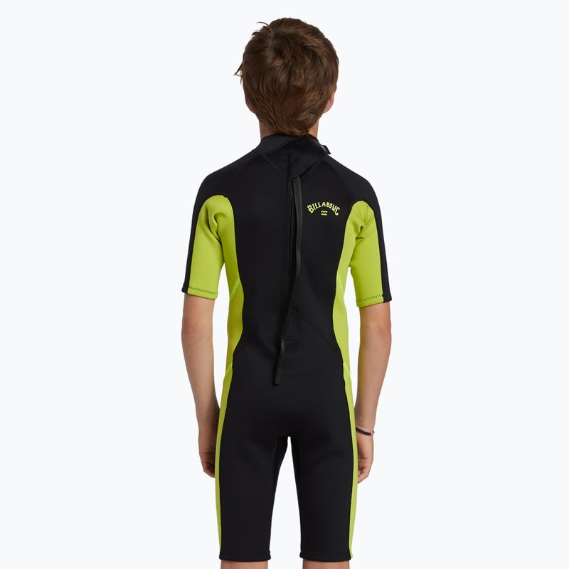 Schiuma da nuoto per bambini Billabong 2 mm Foil BZ FL fluro lime 4