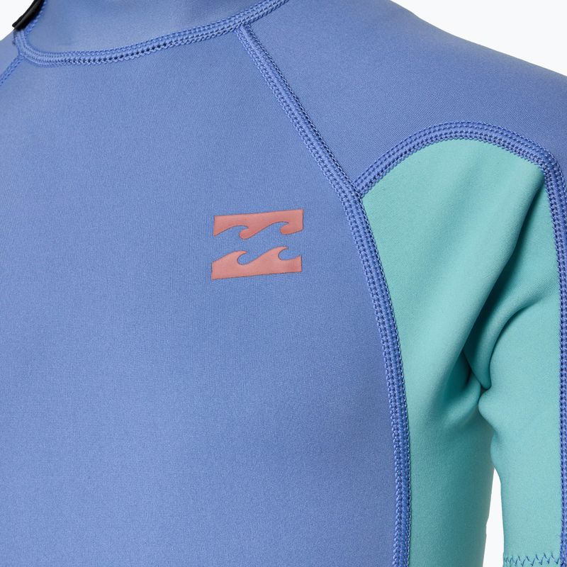 Schiuma da nuoto per bambini Billabong 2 mm Foil BZ Spring blu cosmico 4