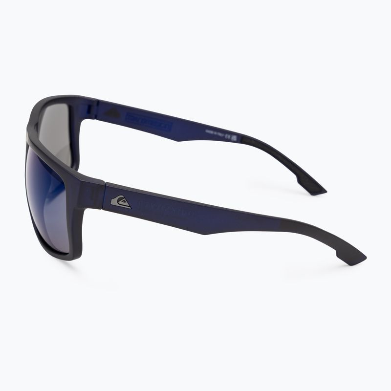 Occhiali da sole da uomo Quiksilver Transmission blu navy flash 4