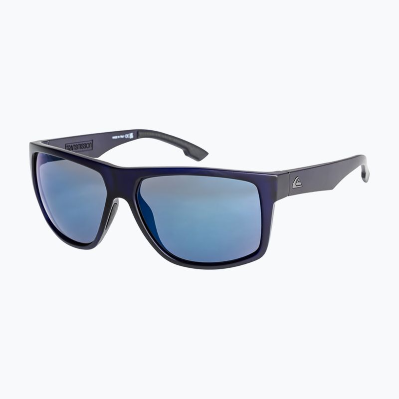 Occhiali da sole da uomo Quiksilver Transmission blu navy flash 5