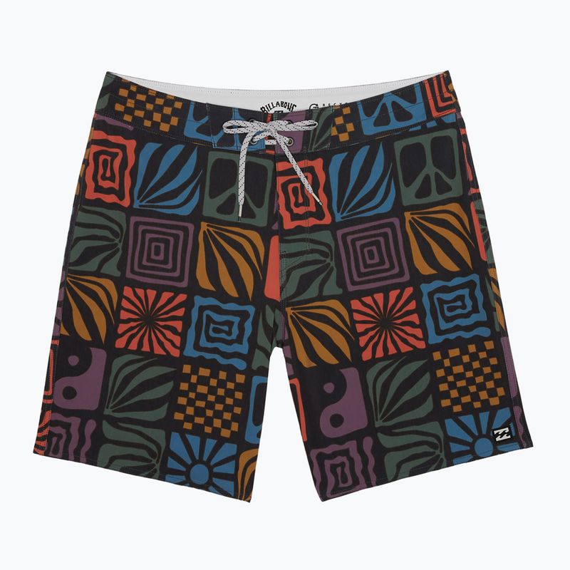 Pantaloncini da bagno Billabong Good Times Pro da uomo multicolore