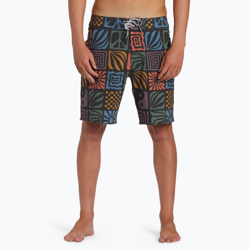 Pantaloncini da bagno Billabong Good Times Pro da uomo multicolore 3