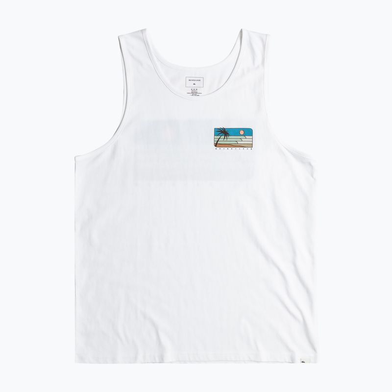 Canotta Quiksilver Line Up uomo bianco