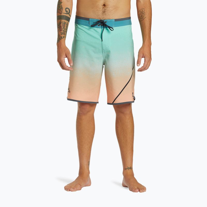 Pantaloncini da bagno Quiksilver Surfsilk New Wave 20 papaya punch da uomo 3