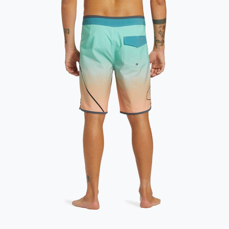 Pantaloncini da bagno Quiksilver Surfsilk New Wave 20 papaya punch da uomo 5