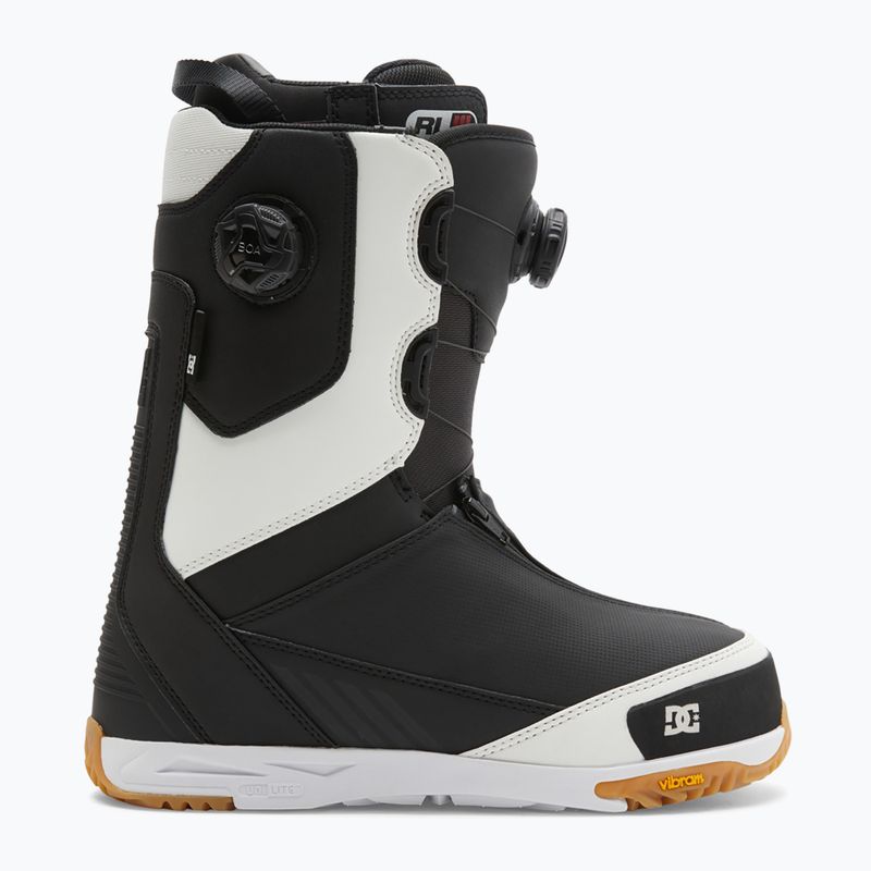 Scarponi da snowboard da uomo DC Transcend nero/cammello 2