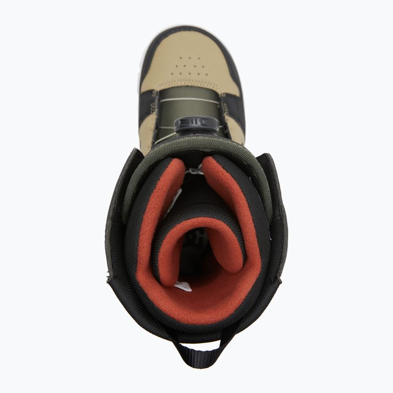 Scarponi da snowboard DC Phase Boa marrone/nero/bianco da uomo 9