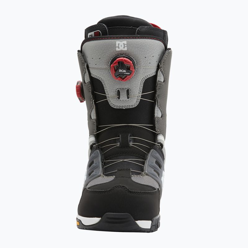 Scarponi da snowboard da uomo DC Phantom nero/grigio/rosso 5