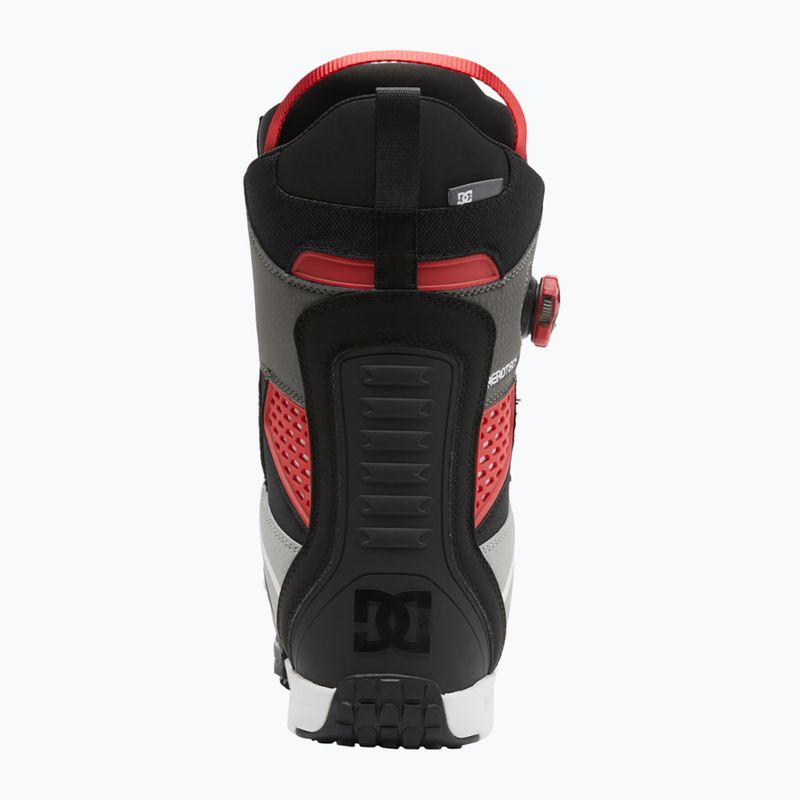 Scarponi da snowboard da uomo DC Phantom nero/grigio/rosso 6