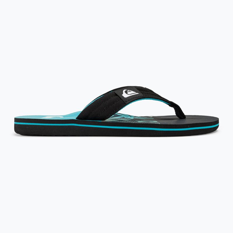 Quiksilver Molokai Layback II infradito da uomo blu / nero / blu 2